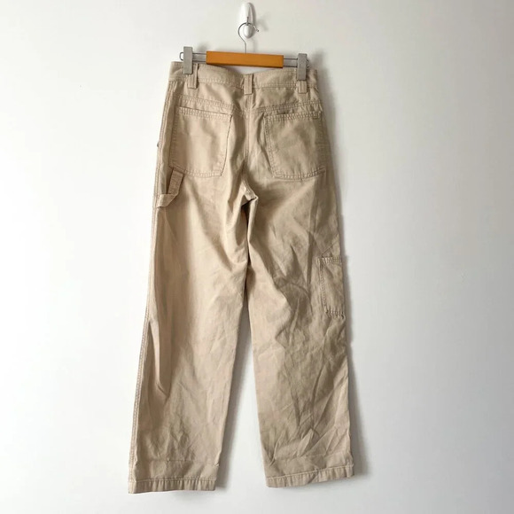 Aritzia Sunday Best New Oscar Cargo Carpenter Pants Hummus Beige Size 4 - Picture 6 of 8
